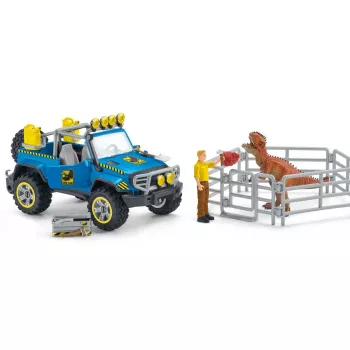 schleich Dinosaurs jipe com posto avançado de dinossauros