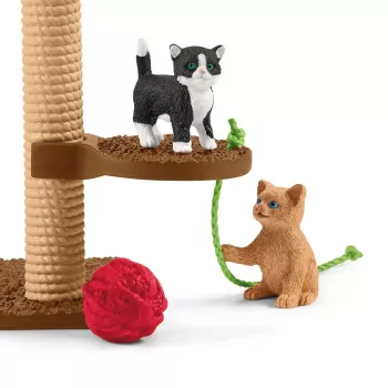 conjunto de brincar Schleich FARM WORLD diversão para gatinhos fofos