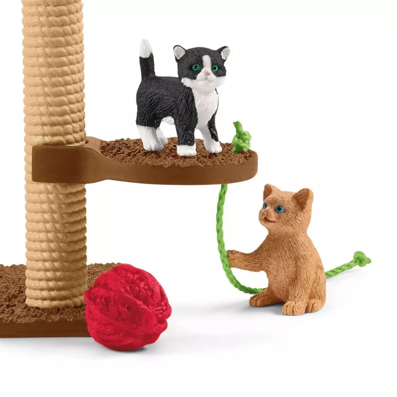 conjunto de brincar Schleich FARM WORLD diversão para gatinhos fofos