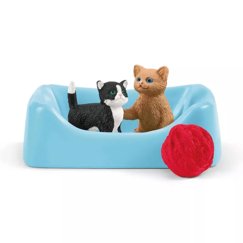conjunto de brincar Schleich FARM WORLD diversão para gatinhos fofos