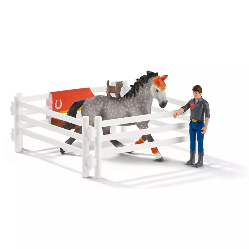conjunto de brincar Schleich HORSE CLUB conjunto de volteio da Mia