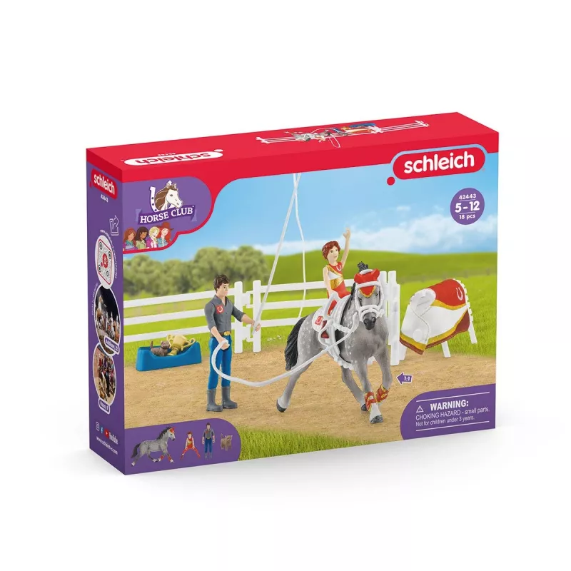conjunto de brincar Schleich HORSE CLUB conjunto de volteio da Mia
