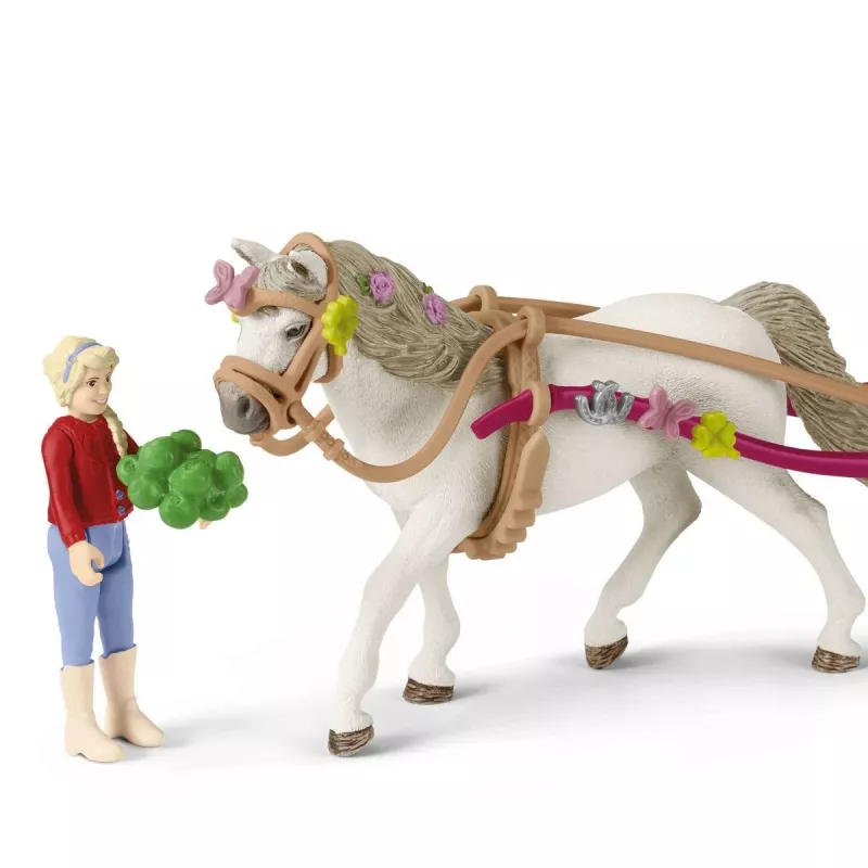 quinta Schleich HORSE CLUB pequena carruagem para o grande espetáculo de cavalos