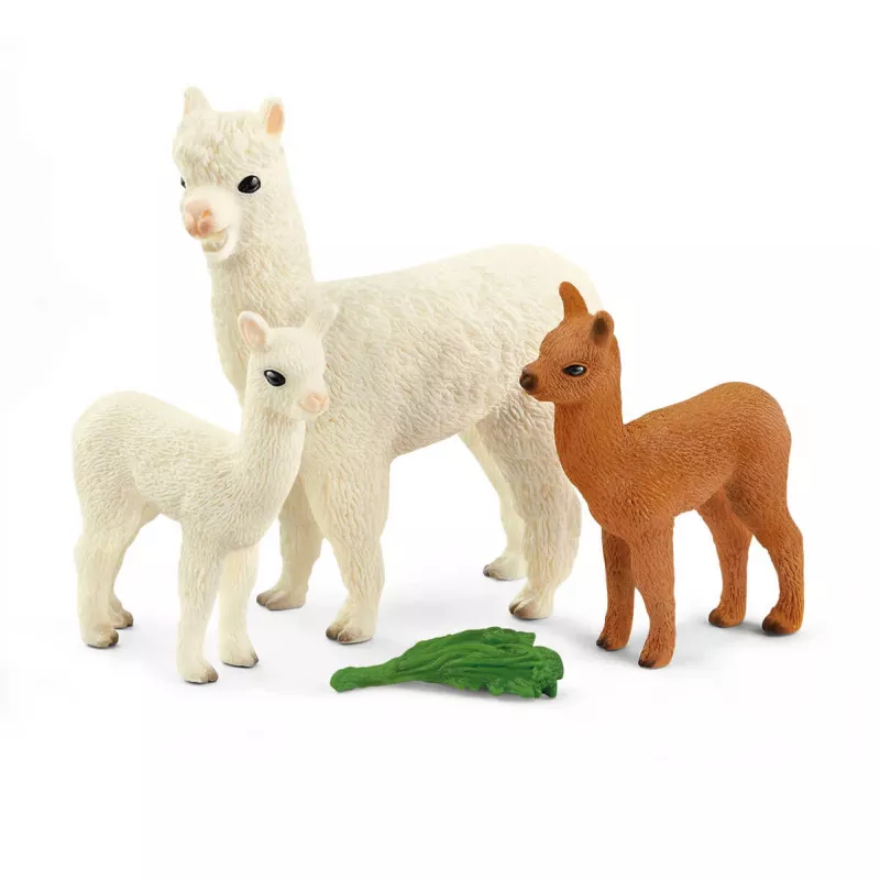 schleich WILD LIFE conjunto alpaca, 3 ano(s), Wild Life, castanho, verde, branco, 3 unid.