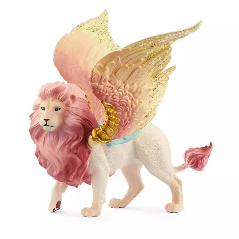 figura Schleich BAYALA fada a voar em leão alado