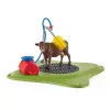 quinta Schleich FARM WORLD lavagem da vaca feliz