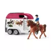 ação/aventura Schleich HORSE CLUB aventura a cavalo com carro e atrelado