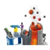 animal Schleich Dinosaurs base de acampamento da expedição ao vulcão multicolor 42564