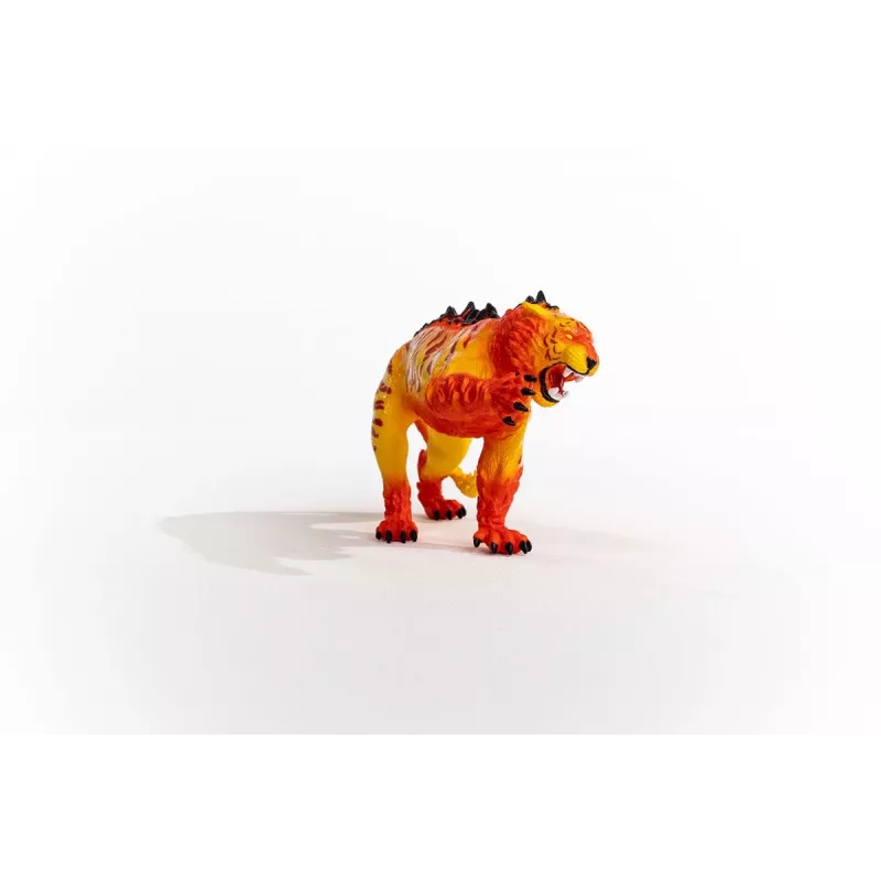 brinquedo Schleich ELDRADOR CREATURES tigre de lava multicolor 70148