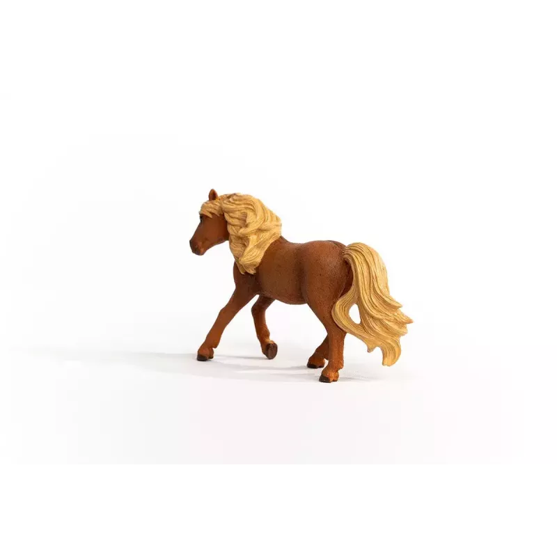 figura de cavalo Schleich cavalo da Islândia garanhão castanho 13943S