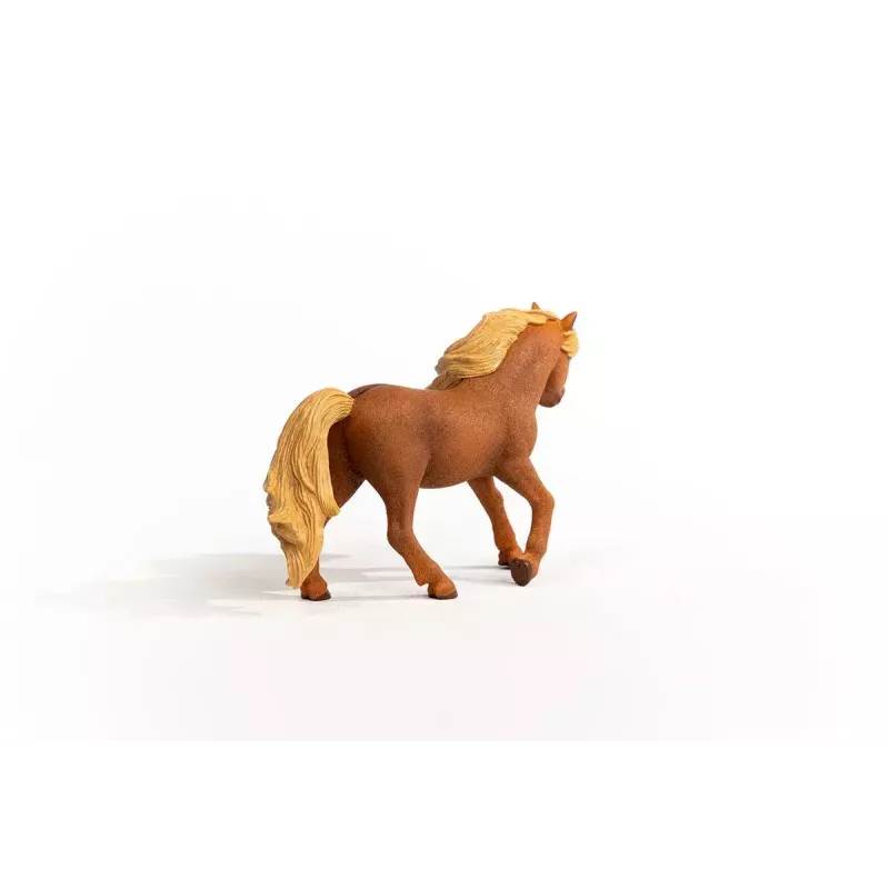figura de cavalo Schleich cavalo da Islândia garanhão castanho 13943S