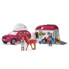 schleich HORSE CLUB aventura a cavalo com carro e atrelado, ação/aventura, campismo, cavalos, 5 ano(s), multicolor, plástico