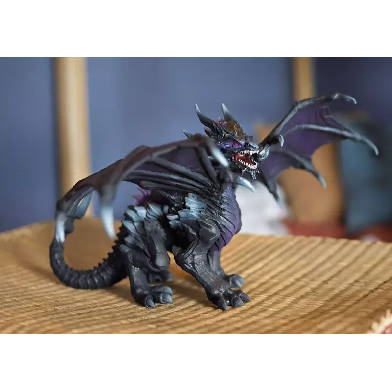 brinquedo Schleich ELDRADOR CREATURES dragão das sombras preto roxo 70152