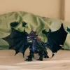 brinquedo Schleich ELDRADOR CREATURES dragão das sombras preto roxo 70152