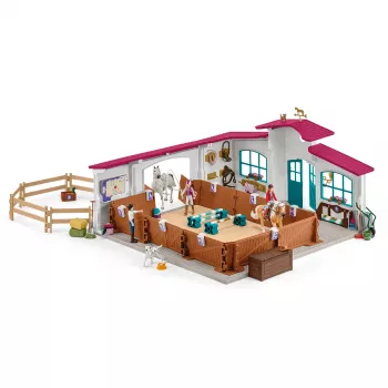 schleich picadeiro Peppertree, ação/aventura, concurso de equitação, cavalos, 5 ano(s), multicolor, plástico