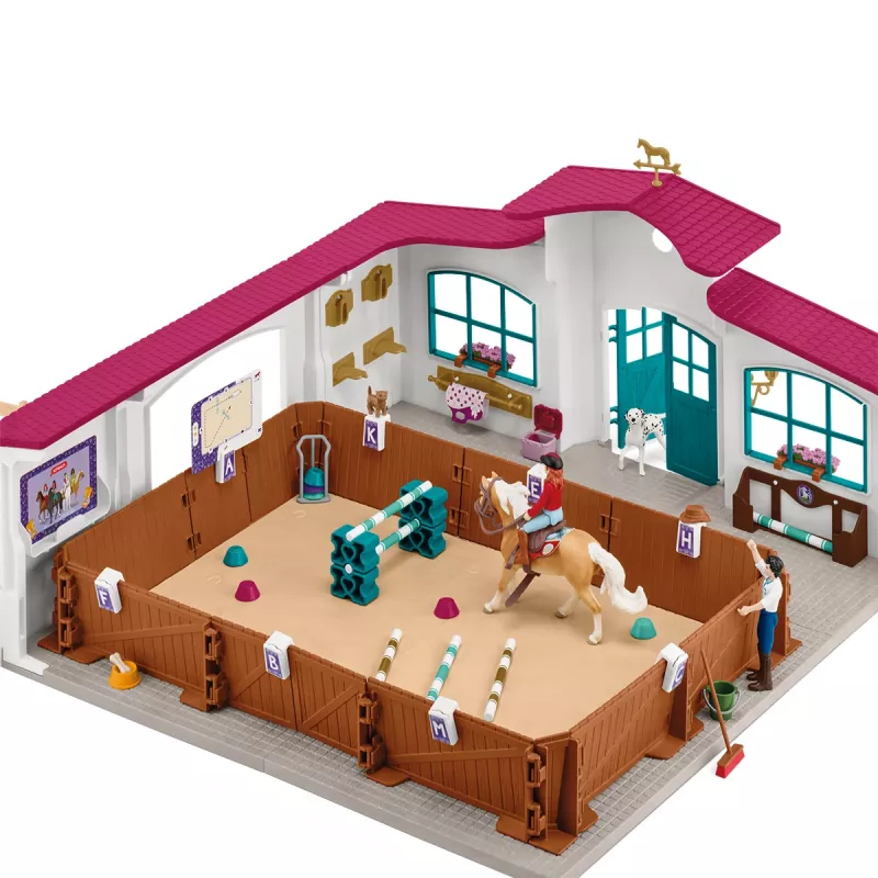 schleich picadeiro Peppertree, ação/aventura, concurso de equitação, cavalos, 5 ano(s), multicolor, plástico