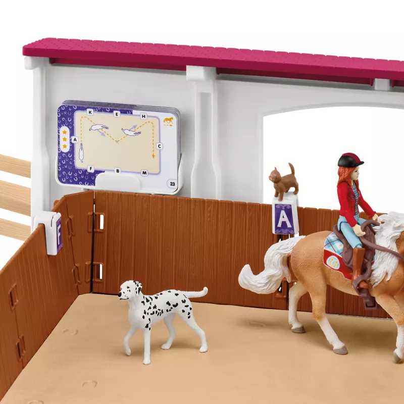 schleich picadeiro Peppertree, ação/aventura, concurso de equitação, cavalos, 5 ano(s), multicolor, plástico
