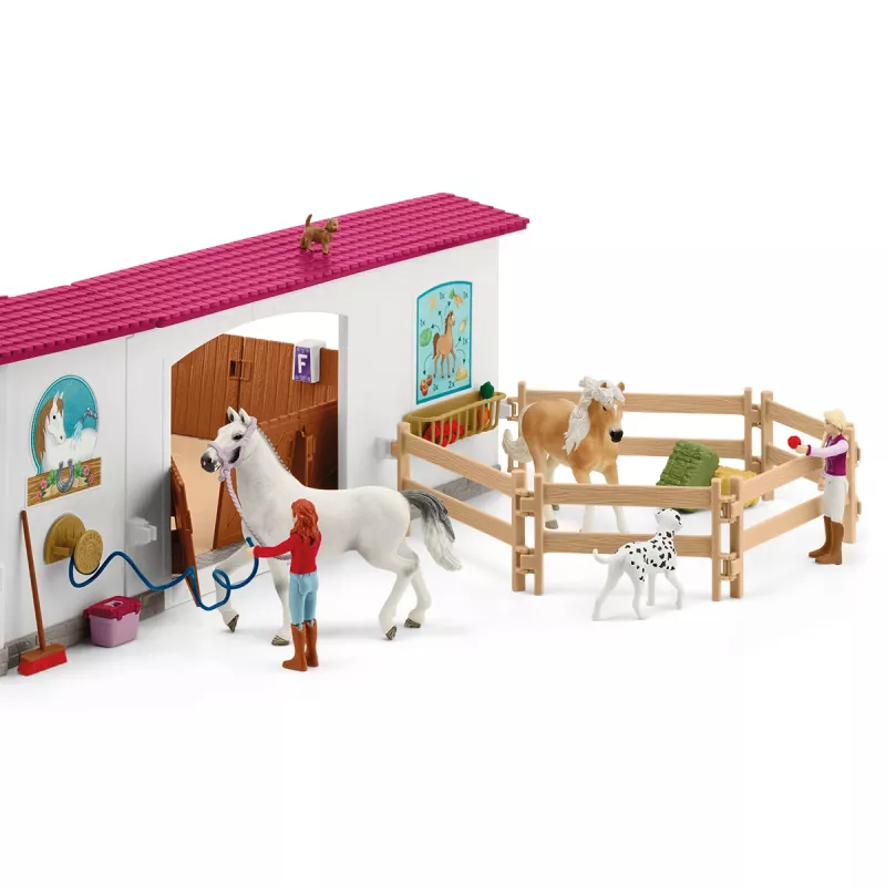 schleich picadeiro Peppertree, ação/aventura, concurso de equitação, cavalos, 5 ano(s), multicolor, plástico