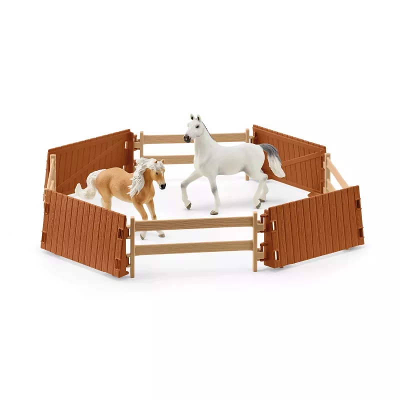 schleich picadeiro Peppertree, ação/aventura, concurso de equitação, cavalos, 5 ano(s), multicolor, plástico