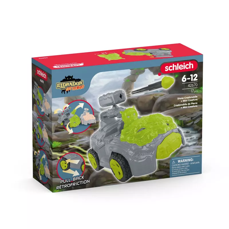 Schleich ELDRADOR CREATURES mini-figura Stone CrashMobile 7–12 anos