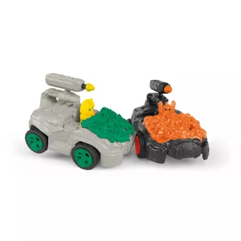 Jungle CrashMobile com mini-criatura Schleich 42671 multicolor