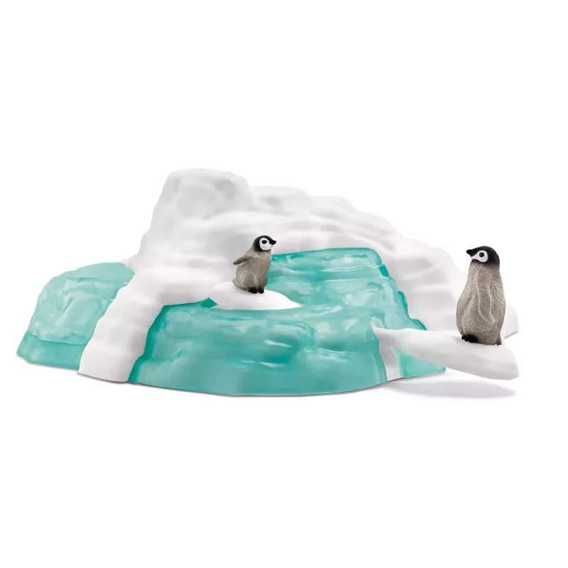 Schleich figura de brincar família de pinguins divertida multicolor 42661