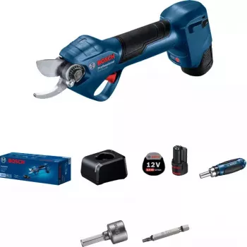 Bosch Pro Pruner Professional Tesoura de relva sem fio 2,5 cm 12 V iões de lítio (Li-Ion) preto, azul