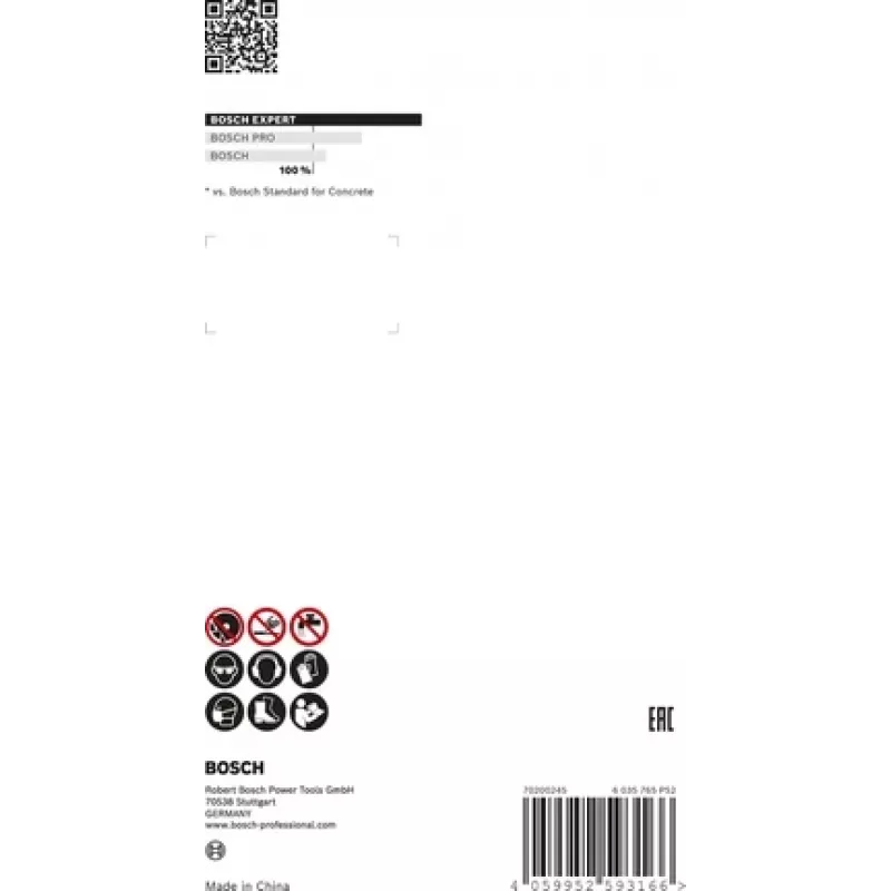 Bosch 2 608 900 651 Ferramenta rotativa acessório de lixagem betão