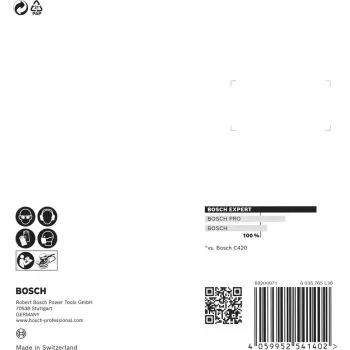 Bosch 2 608 900 812 Ferramenta rotativa acessório de lixagem madeira folha de lixa
