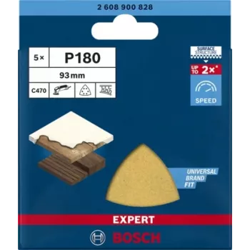Bosch 2 608 900 828 Ferramenta rotativa acessório de lixagem madeira folha de lixa