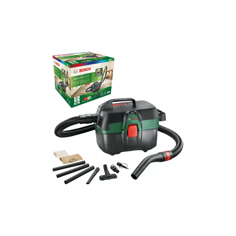 Bosch AdvancedVac 18V-8 Aspirador cilíndrico 8 L seco e húmido saco de pó