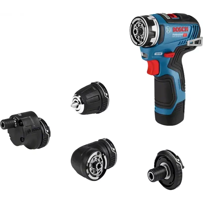 Bosch GSR 12V-35 FC 1750 rpm preto, azul