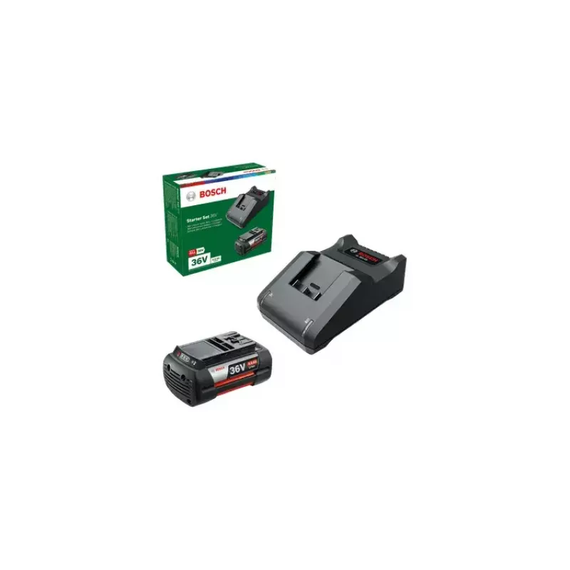 Conjunto de bateria e carregador Bosch GBA 36V 4.0Ah + AL 36V-20, Li‑Ion, 36 V 4.0 Ah