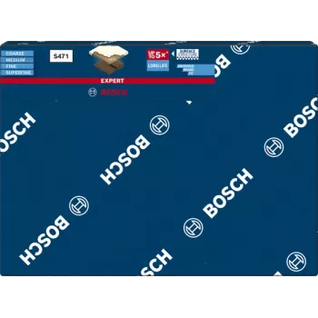 Esponja de lixar Bosch 2608901678 bloco combinado para lixamento manual de madeira e verniz, canto arredondado e lado afiado, estrutura de superfície Bosch