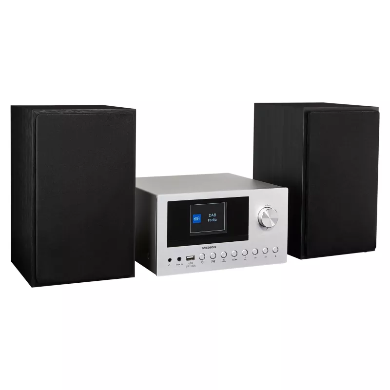 MEDION LIFE P85003 microcadeia de áudio doméstico 30 W preto, prateado