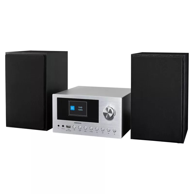 MEDION LIFE P85003 microcadeia de áudio doméstico 30 W preto, prateado