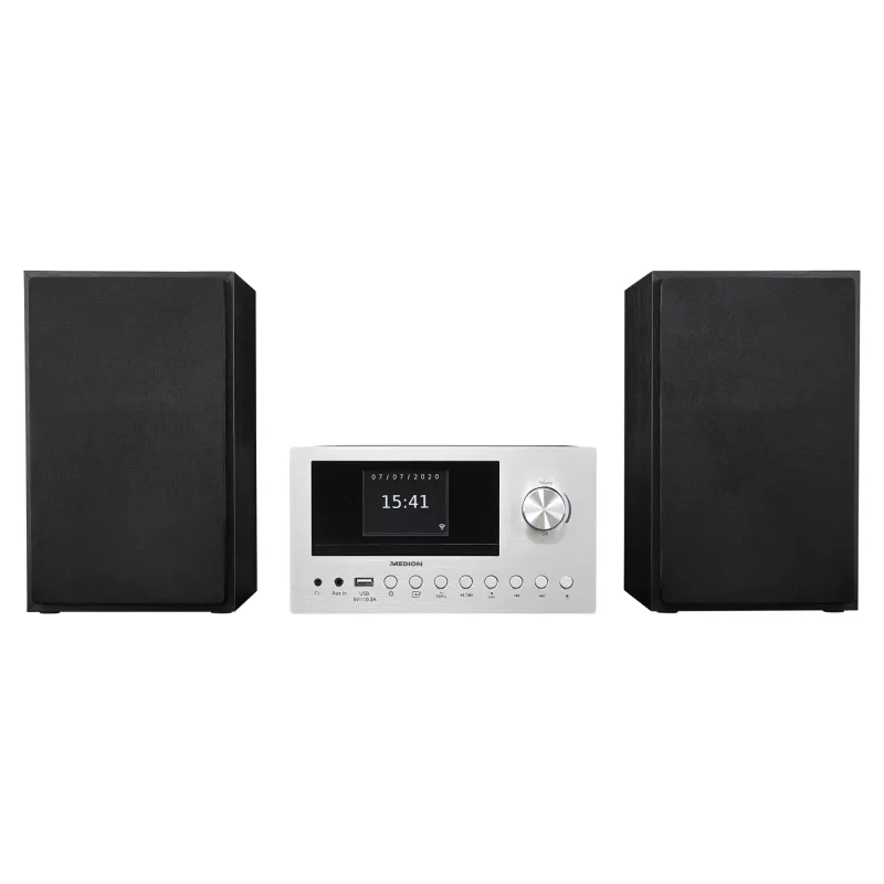 MEDION LIFE P85003 microcadeia de áudio doméstico 30 W preto, prateado