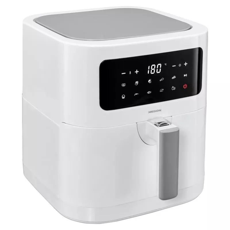 MEDION LIFE E40 XL Single 5,2 l fritadeira de ar quente vertical branco