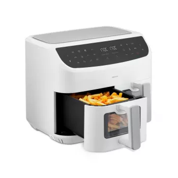MEDION LIFE P20 Double 8.7 L 2600 W fritadeira de ar quente branco