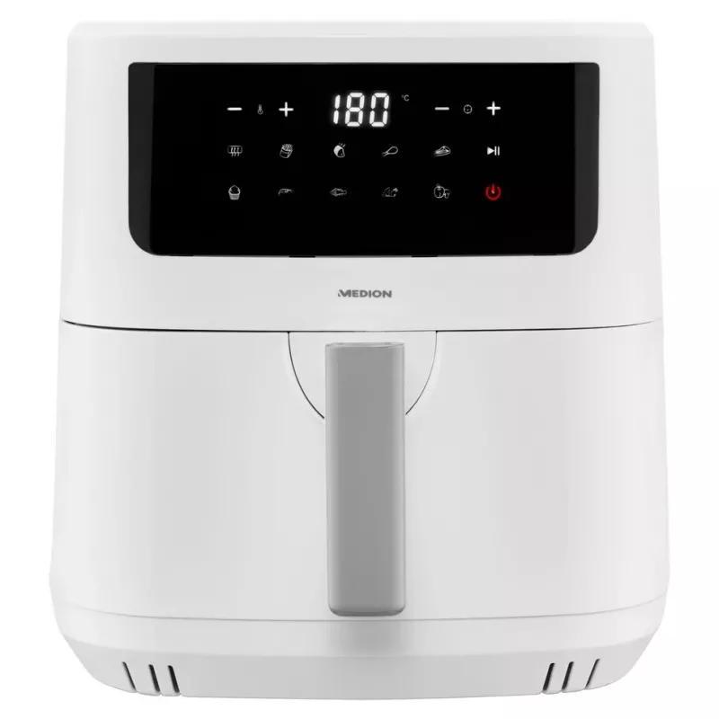 MEDION LIFE P10 XL Single 6,8 L 2150 W fritadeira de ar quente branco