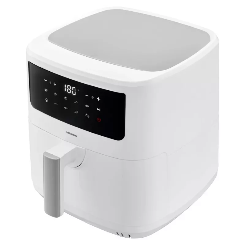 MEDION LIFE P10 XL Single 6,8 L 2150 W fritadeira de ar quente branco