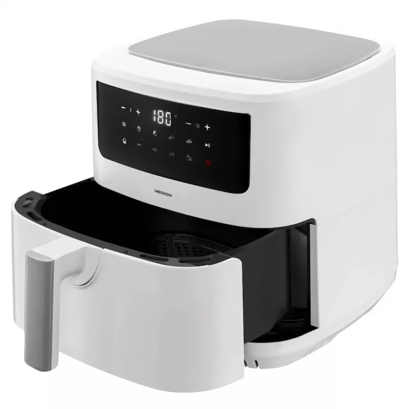 MEDION LIFE P10 XL Single 6,8 L 2150 W fritadeira de ar quente branco