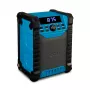 Rádio digital portátil MEDION LIFE E65895 (MD 43895) — sintonizador PLL, 10 W RMS, LCD, Bluetooth 10 m, IP54, antena externa, preto/azul
