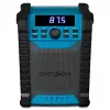Rádio digital portátil MEDION LIFE E65895 (MD 43895) — sintonizador PLL, 10 W RMS, LCD, Bluetooth 10 m, IP54, antena externa, preto/azul