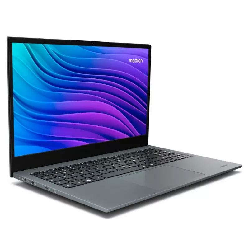 MEDION E15443 Intel Core Ultra 5 125H portátil 39,6 cm (15,6 polegadas) Full HD 16 GB DDR5-SDRAM 512 GB SSD Windows 11 Home cinzento