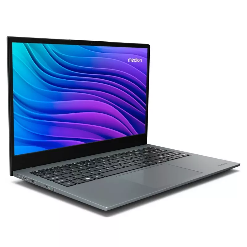 MEDION E15443 Intel Core Ultra 5 125H portátil 39,6 cm (15,6 polegadas) Full HD 16 GB DDR5-SDRAM 512 GB SSD Windows 11 Home cinzento