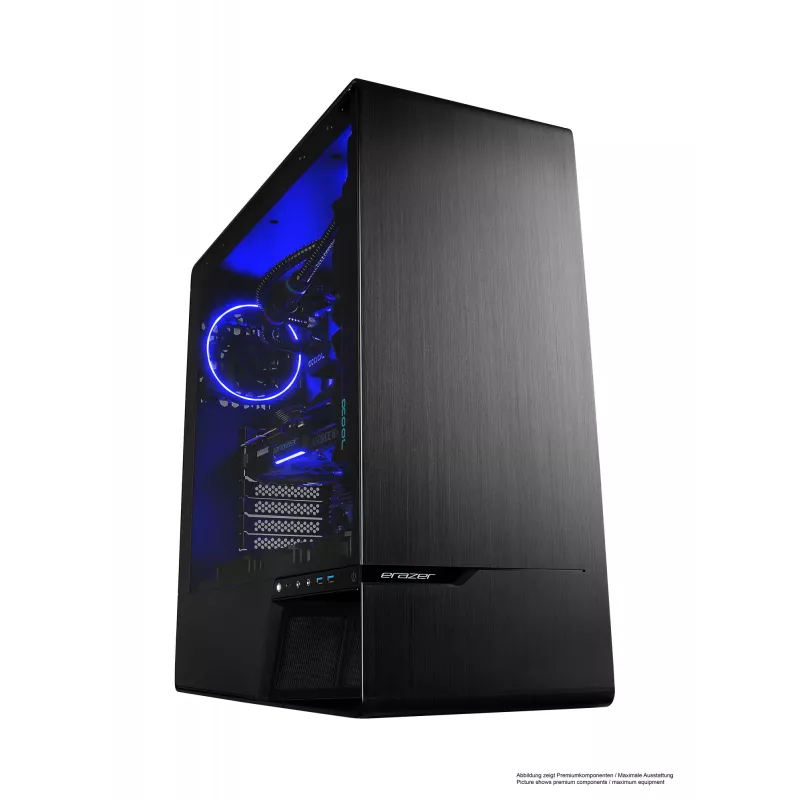 ERAZER Enforcer X10 Intel® Core™ i7 i7-14700KF 32 GB DDR5-SDRAM 1 TB SSD NVIDIA GeForce RTX 4070 Ti Super Windows 11 Home PC de secretária preto