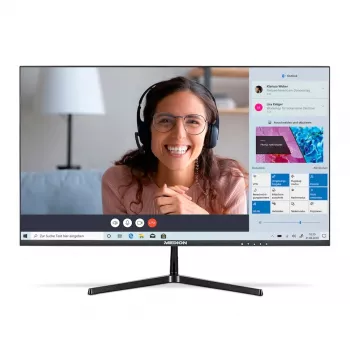 MEDION P52726 monitor de computador 68,6 cm (27 polegadas) 1920 x 1080 píxeis Full HD LCD preto