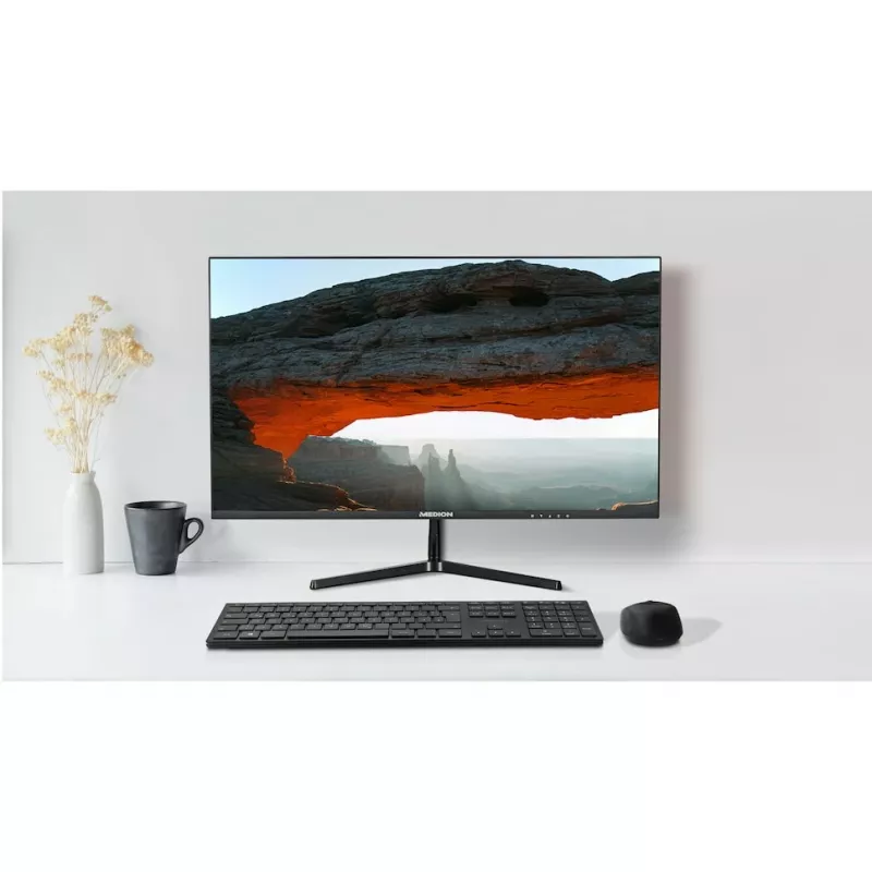 MEDION P52726 monitor de computador 68,6 cm (27 polegadas) 1920 x 1080 píxeis Full HD LCD preto