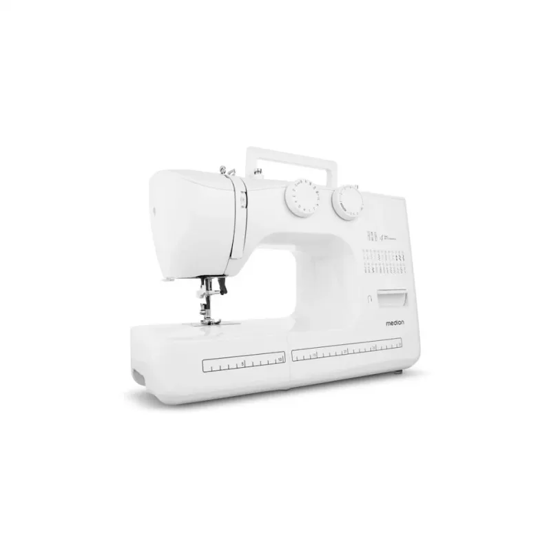Máquina de costura MEDION LIFE SM60 elétrica 60W 3 bobinas branco